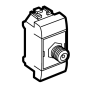 Connettore Coassiale Bticino Matix Am5202F Tipo F TV impedenza 75 ohm aggancio a vite 1 modulo