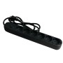 Ecova 30098X Multipresa 6 Uscite Universali con Interruttore Cavo 1,5M Nero 3500W