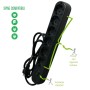 Ecova 30098X Multipresa 6 Uscite Universali con Interruttore Cavo 1,5M Nero 3500W