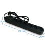 Ecova 30098X Multipresa 6 Uscite Universali con Interruttore Cavo 1,5M Nero 3500W