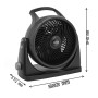 Termoventilatore Elettrico Zephir Zbh20Cm 2000W Aria Calda E Fredda