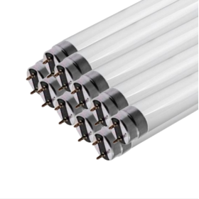 Tubo LED T8 18Watt 120Cm Vetro Attacco G13 Risparmio Energetico 4500K Pezzi 10