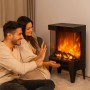 Zephir ZFP9600 Camino Elettrico Riscaldamento E Fiamma Realistica