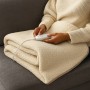 Zephir  Termocoperta Elettrica in Lana Sintetica per Riscaldamento Letto Domestico 