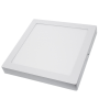 Plafoniera LED Soffitto 24Watt Slim Quadra Alimentatore Incluso 4500K Pezzi 3