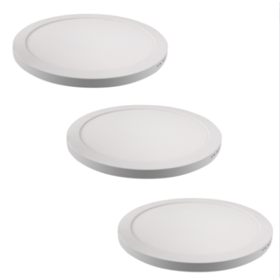 Plafoniera LED Incasso 30 Watt CCT Slim Tonda Alimentatore Incluso Pezzi 3