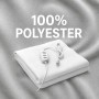 Zephir Termocoperta Elettrica in Poliestere per Riscaldamento Letto Domestico 
