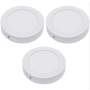 Plafoniera LED Soffitto 12Watt Slim Tonda Alimentatore Incluso 6000K Pezzi 3