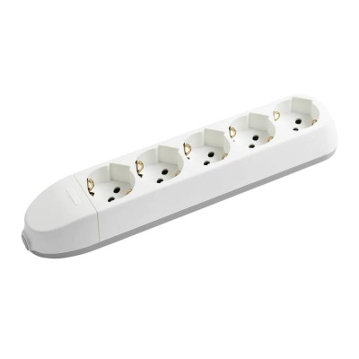 BTicino 3682D Multipresa POKER bianca con 5 prese 2P+T universali 10/16A 250V