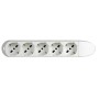 BTicino 3682D Multipresa POKER bianca con 5 prese 2P+T universali 10/16A 250V