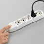 BTicino 3682D Multipresa POKER bianca con 5 prese 2P+T universali 10/16A 250V