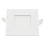 Pannello LED Incasso 7.5Cm 3Watt Slim Quadro Alimentatore Incluso 6000K Pezzi 3