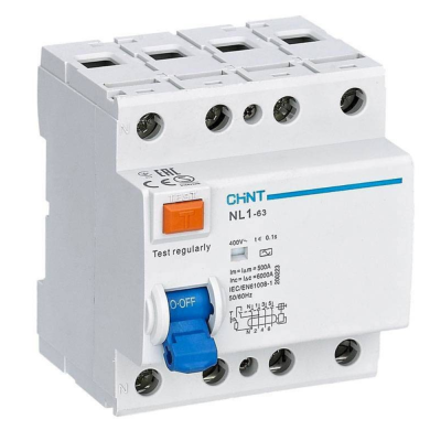 Chint Interruttore Differenziale Puro 4 Poli Classe AC 4 Moduli  30mA