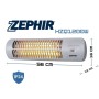 Zephir HZQ1200W Stufa al Quarzo da Parete 1200 W IP24 con Tirante 
