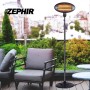 Zephir HZQ2000 Stufa Esterna Al Quarzo 2000W Tre Potenze
