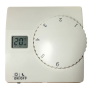 Bravo Termostato Manuale Intuitivo con Dispay Colore Bianco Facile Installazione
