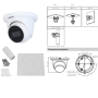 Telecamera Dahua 8MP 4K  Sicurezza Avanzata con Infrarossi e Tecnologia PoE