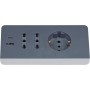 BTicino Multipresa da Scrivania Prese Bipasso Presa Tedesca e USB A+C