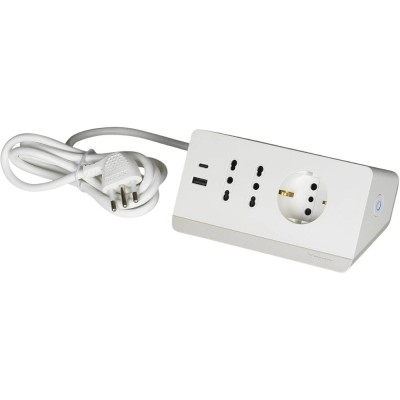 BTicino Multipresa da Scrivania Prese Bipasso Presa Tedesca e USB A+C