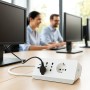 BTicino Multipresa da Scrivania Prese Bipasso Presa Tedesca e USB A+C
