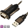 Convertitore da USB 2.0 a SERIALE Compatibile con Windows 10 Colore Nero 