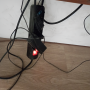 Multipresa  5 Posti SCHUKO Con Interrutore Spina 16A Colore Nero