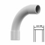 FAEG Raccordo Curva Semplice 90° per Tubo Rigido IP40 in Tecnopolimero Autoestinguente