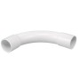 FAEG Raccordo Curva Semplice 90° per Tubo Rigido IP40 in Tecnopolimero Autoestinguente