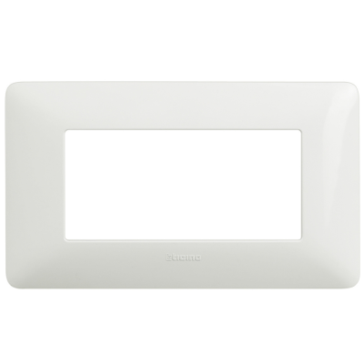 Placca Bticino Am4804Bbn Serie Matix 4 Moduli Bianca Moderna TECNOPOLIMERO