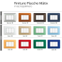 Placca Bticino Am4804Bbn Serie Matix 4 Moduli Bianca Moderna TECNOPOLIMERO