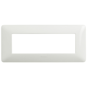 Placca Bticino Matix Am4806Bbn 6 MODULI Per Gestione Punti Luce Bianco TECNOPOLIMERO