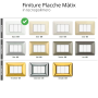 Bticino Matix Placca 6 Posti Tecnopolimero Bianco AM4806BBN Pezzi 2