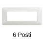 Bticino Matix Placca 6 Posti Tecnopolimero Bianco AM4806BBN Pezzi 2