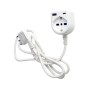 Ecova 30262 Prolunga 1 Presa P40 Schuko 16A con USB-A 18W e USB-C 20W PD