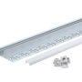 Profilo Alluminio Per Striscia Led 2 Metri Argento