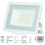 Optonica 5910 Proiettore Led Smd Luce Bianco Neutro 50 Watt 4000 Lumen