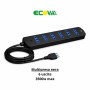 Multipresa 6 Porte 10 16 Ampere Ecova 30095 Colore Nero