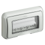 Coperchio Ip55 Bticino 25604 Per Scatola 504E Grigio Elegante 4 moduli