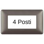 Bticino Matix Placca 4 Posti Tecnopolimero Colorata AM4804 Pezzi 4