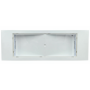 Lampada Di Emergenza Bianca Incasso Led 3W Con Batteria Ricaricabile
