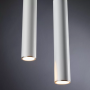Lampada a Sospensione Optonica LED con Corpo in Alluminio Bianco Cavo 105 cm