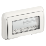 Coperchio Ip55 Bticino 25604B Per Installazione Incassata in scatola 504E di 4 moduli Matix colore bianco
