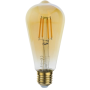 Lampadina OPTONICA LED Attacco E27 2800 K Luce Calda  Vetro Dorato 