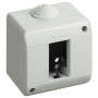 Custodia Bticino 25401 Ip40 Per 1 Modulo Matix composta da base e coperchio