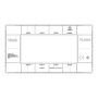 Placca Classica 4  Moduli Serie PLANA  Vimar 14654 