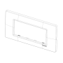 Placca Classica 4  Moduli Serie PLANA  Vimar 14654 
