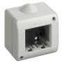 Custodia Ip40 Bticino 25402 Per Serie Matix 2 Moduli composta da base e coperchio