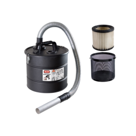 Valex 1350038 Aspiracenere 15L Dotato di Filtro Hepa Lavabile Pulizia Camini