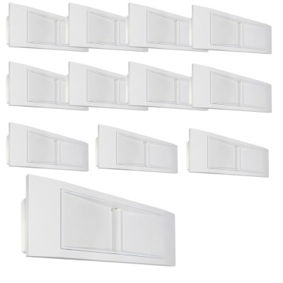 Stile Beghelli Lampada Emergenza LED Incasso Bianco 1499L 11Watt 6H IP40 Pezzi 12