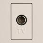 Presa Tv Passante Marlanvil Serie Venus 7058 Coassiale 9 5 Mm
